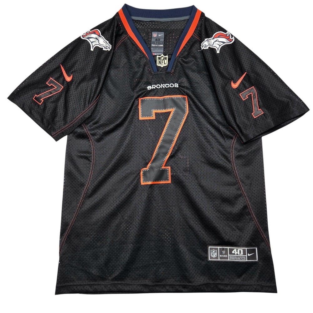 Nike John Elway Denver Broncos Jersey Mens L 44 Black NFL On Field 7 Football